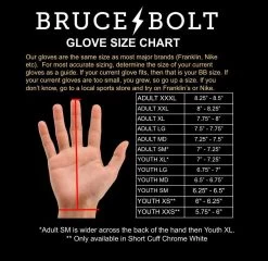Bruce Bolt PREMIUM PRO Short Cuff Batting Gloves: Orange -Baseball Equipment Store premium pro short cuff batting gloves orange brucebolt 326883
