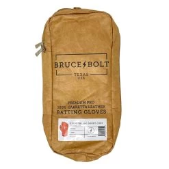 Bruce Bolt PREMIUM PRO Short Cuff Batting Gloves: Orange -Baseball Equipment Store premium pro short cuff batting gloves orange brucebolt 357718