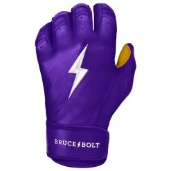 Bruce Bolt PREMIUM PRO Short Cuff Batting Gloves: Purple 11 Bruce Bolt PREMIUM PRO Short Cuff Batting Gloves: Purple -Baseball Equipment Store premium pro short cuff batting gloves purple brucebolt 315746